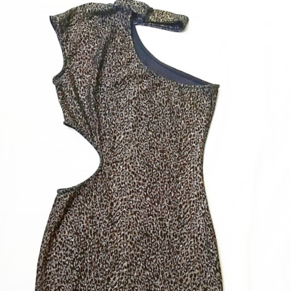 One Shoulder Mini Sequin Dress - Picture 2 of 2